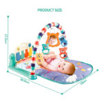 Harmonium Multi-Functional Play Mat Set For New Born Baby - Green