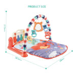 Harmonium Multi-Functional Play Mat Set For New Born Baby - Pink