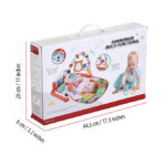 Harmonium Multi-Functional Play Mat Set For New Born Baby - Pink