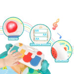 Harmonium Multi-Functional Play Mat Set For New Born Baby - Pink