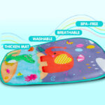 Harmonium Multi-Functional Play Mat Set For New Born Baby - Pink