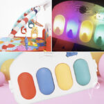 Harmonium Multi-Functional Play Mat Set For New Born Baby - Pink