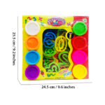 Plasticine Magical Numbers & Shapes Intelligent Play Dough 23 PCS Clay Molds for Kids With 8 Cans Pots