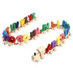 ABC Wooden English Alphabet Letter Train For Kids - Wooden Playset For Kids - Toys For Boys