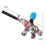 AK47 Gel Blaster Rechargeable Electric Toy Gun With 1000 Pcs Gel Balls - Multi Colors