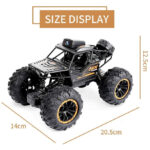 Remote Control Car With Camera WiFi 720P HD FPV Camera, 2.4Ghz 1:18 Scale Off-Road Remote Control Rechargeable Monster Truck Toys for Boys