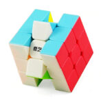 QiYi Warrior S 3x3 Sticker Less Speed Rubik's Cube - Multi Color