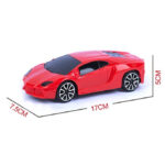 Remote Control Lamborghini 2 Channel Famous Sport Car Radio Control - Assorted Designs - Red