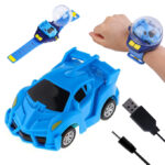 Mini Watch Remote Control Car 2.4GHz Rechargeable Car - Adjustable Strap - USB Charging Mini Wireless Watch - Assorted Color