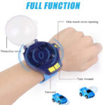 Mini Watch Remote Control Car 2.4GHz Rechargeable Car - Adjustable Strap - USB Charging Mini Wireless Watch - Assorted Color