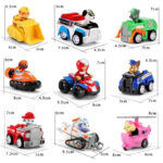 Paw Patrol Dog Rescue 9 Pieces Pull Back Car Set For Kids - Patrulla Canina Ryder Anime Action Figures Model Car Toy Gift