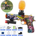 Mini Gel Blaster Electric Rechargeable Toygun for kids with Glasses - Multicolor