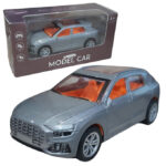 Audi A3 Hatchback Model Mini Metal Car For Kids - Pull Back and Die cast - 4 inches - Grey