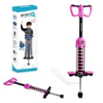 Jumping Pogo Stick for 8-12 Years Old Girls - 20-70kg Jumping Toys for Kids Indoor & Outdoor Bouncing Toys - Pink