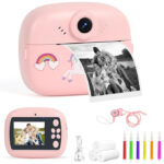 Children's Instant Digital Print Camera for kids black and white printing roll
