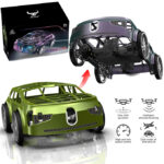 RC - Flying Car With Lights 2-IN-I Land And Air Dual-Mode - 2.4G