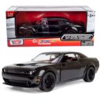 Dodge Challenger Hellcat SRT 1:24 Scale Model Die cast Car - Black