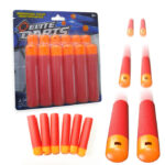 Mega Red Nerf Soft Bullet Dart Set - 12 pcs