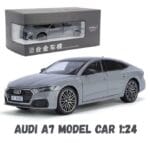 Audi A7 Die cast Scale Model - 1:24 Scale model - Grey