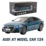 Audi A7 Die cast Scale Model - 1:24 Scale model - Blue