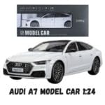 Audi A7 Die cast Scale Model - 1:24 Scale model - White