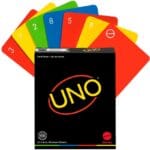 Mattel UNO Minimalista Black Card Game - 112 Cards