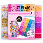 DIY Clay Beads Charm Bracelet kit with polly beads for Girls