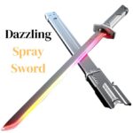 Dazzling Ninja Laser Sword Battle Katana with Smoke and Light - Large Size for Kids Multi-Color