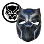 Avengers Black Panther Mask Superhero Party Face mask Plastic