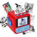 Imagination AI Pocket inkless sticker Printer for Kids & Teenagers - Red