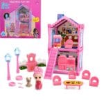DIY Lovely Villa Set for kids  - 77pcs