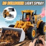 Remote Control Bulldozer Tractor Truck Toy for Boys