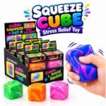 Needo Nice Groovy Texture Marble Design Squishy Nice Cube