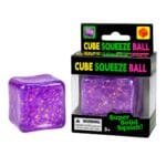 Squishy Nice Glitter Cube Toy Fidget Cube for Kids