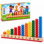 Number Counting Rack - Wooden - Colorful