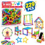 Fun Plastic Dream Blocks - 229 pcs -Stick bricks